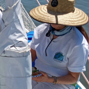 Woman wearing t-shirt